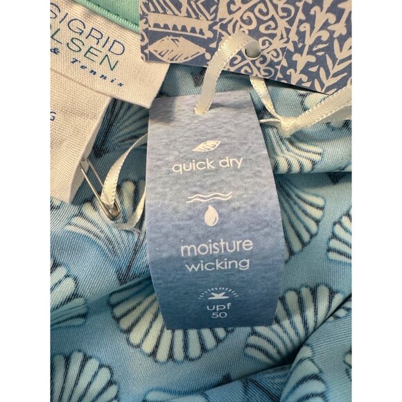 Sigrid Olsen Golf Tennis Size Large Top NWT Sleeveless 1/4 Zip Up Pullover UPF 5 - Picture 7 of 9